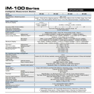 IM100 Serial Sokkia Total Station 1,000 M Non Prism Range Sokkia IM101 1″Angle