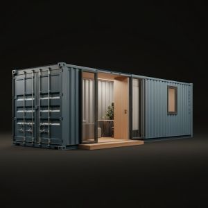 20ft Chinese Converted Storage Containers Flat Pack Homes