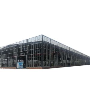 China Q235 Q345 Steel Frame Warehouse Building With H Shape Section Steel Beam on sale