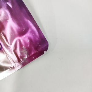 Digital Print Die Cut 3.5g Smell Proof Custom Mylar Bag 3 Side Seal Pouch