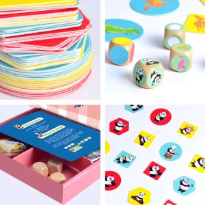 Kids Table Top Montessori Board Games Indoor For Logic Training