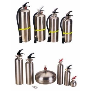 Class A / Class F 2 Litre Fire Extinguisher , Stainless Steel Fire Extinguisher