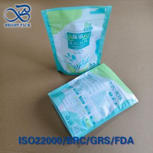 ​Stand-Up Tri-Seal Bags For Washing Pods - Resealable Zipper & Clear Window