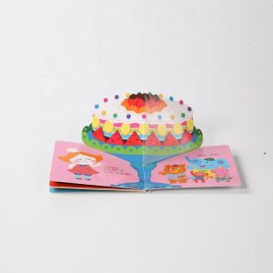 3D Color Hardcover Book Printing Children Cardboard Story