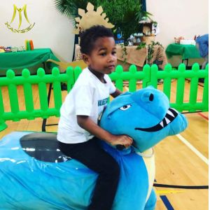 China Hansel hot selling coin operated plush electric rides motorized 4 wheel on sale