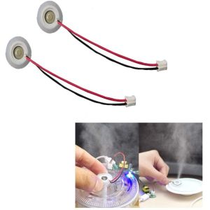 1.7MHz PZT Ultrasonic Humidifier Piezoelectric Transducer 24AWG Wire