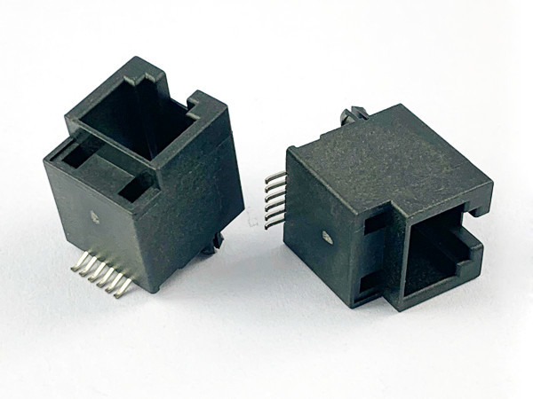 RJ11 Modular Jack,Shielded, SMT，Miniature RJ11 connector H12.7mm Molex 95503
