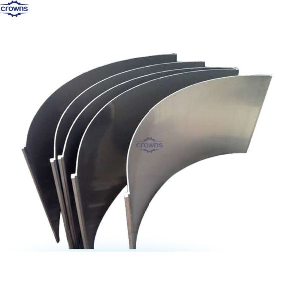 Quality Silver Grinding Sieve Bend Screen Reduce Stress & Enhance Performance wholesale
