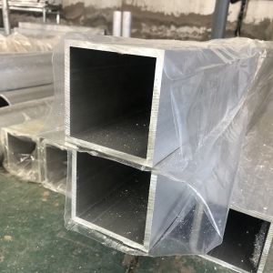 Anodized Polished Aluminium Tubing Square Hollow Box Section For Gate Fence