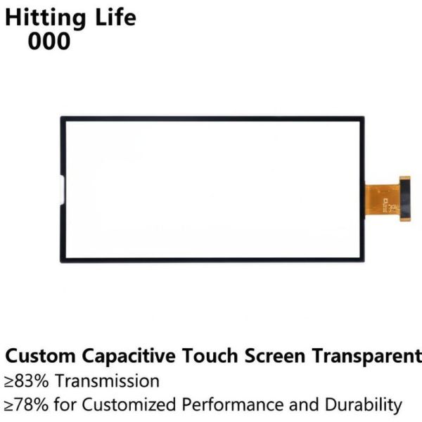 Hitting Life 000 Custom Capacitive Touch Screen Transparent ≥83% Transmission