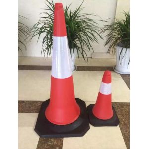 THot Selling Soft PVC rubber base traffic cone road safety cone PVC Reflective