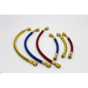 60" Inch Premium Flexible Refrigerant Hose with Anti - blow Back Fitting