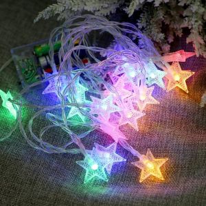 20 LED 3M Star Light String Twinkle Garlands USB Powered Christmas Lamp Holiday