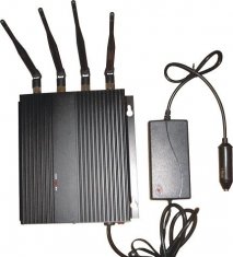 3G 33dBm Car Cell Phone Signal Jammer Blocker EST-808F1 With 4 Antenna
