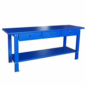 3 Lockable Drawers 1 Shelf 2000mm Heavy Duty Workbench