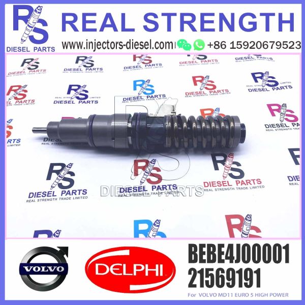 diesel fuel injector 21569191 21207143 7421207143 21582103 for V-O-L-V TRUCKS D11C common rail injector 21569191 BEBE4J000