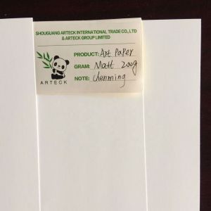 Pulping Type Chemical-Mechanical Pulp C2s 80gsm-250gsm Art Paper matt in ream