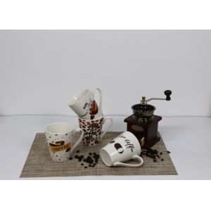 China 310cc Ceramic Mug Ceramic Drinkware Porcelain Mug with Customized Decals for Office on sale