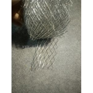 Hot Dip Galvanized Steel Brick Wall Mesh 2 1/2" X 100M Expanded Steel Mesh