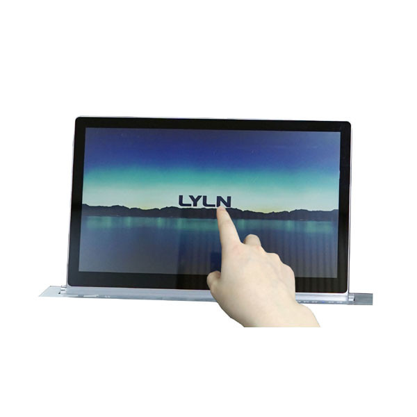 Quality Multi Touch Retractable Monitor Motorised , Pop Up Monitor 1.8mm Thickness wholesale