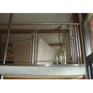 Cheap High Performing Steel Cable Mesh Long Lasting Sus304 For Balcony for sale