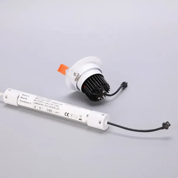 Quality 10ºC To 55ºC Ceiling Emergency Light with Indicator Green AC Power and Ni-CD Battery 3.6V/0.6Ah wholesale