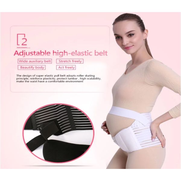 CE FDA Approved Pregnant Women Underwear Belly Band Breathable Maternity Belt for Lumbar Back Brace
