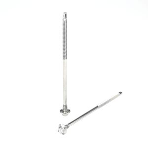 Ruspert Finish 5.5x140mm 410 SS Hexagon Head Self Drilling Screw for Roofing Insulation