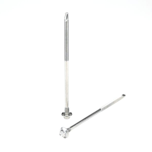 Quality Ruspert Finish 5.5x140mm 410 SS Hexagon Head Self Drilling Screw for Roofing Insulation wholesale