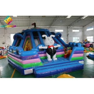 High Security Circus Inflatable Play Park / Bounce Inflatable Park