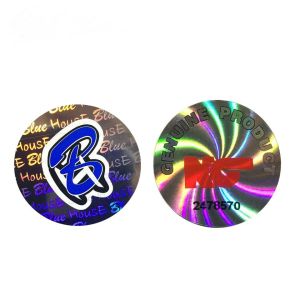 3D Laser Hologram Stickers Holographic Custom Logo Sticker Printed