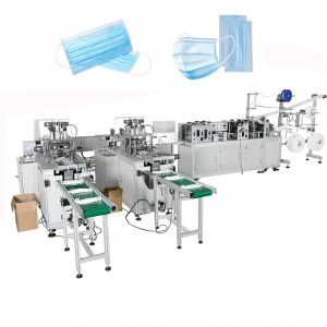 3 Ply Non Woven Disposable Face Mask Manufacturing Machine