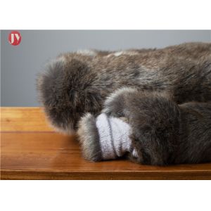 Darker Brown Chinchilla Faux Fur Blanket Mink Nursery Throws Rectangular