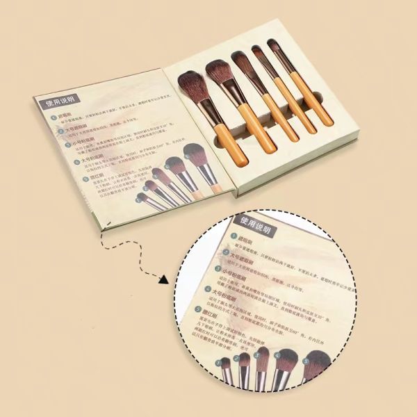 luxury cosmetics makeup brush storage box Paperboard Recycled