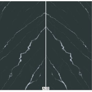 Phantom Black Sintered Stone Slab 800x2600x12mm Matte Surface