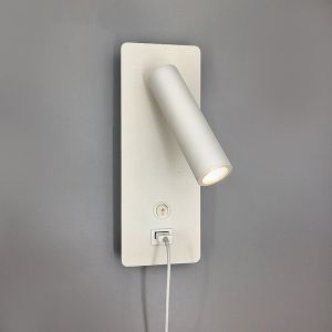 Modern minimalist 5V USB adjustable bedside wall lamp hotel headboard reading