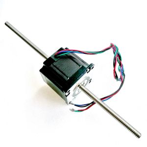 NEMA23 57mm Hybrid Screw Stepper Motor 24V 1.8° 4 Leads Through Type Stepping
