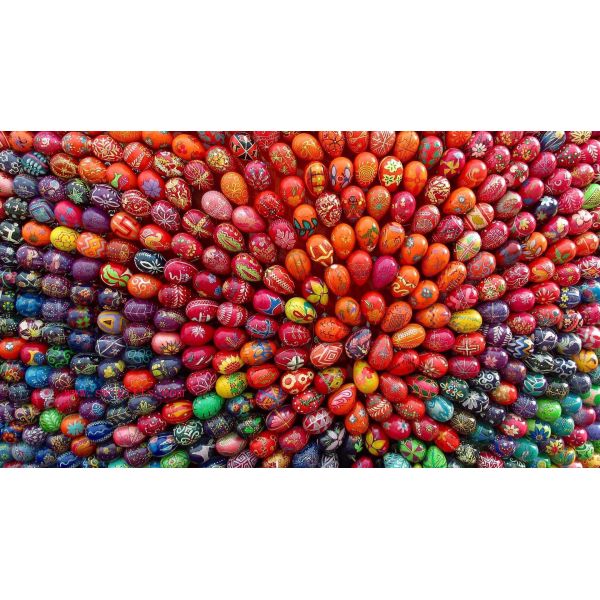 Easter Eggs Plastic Bright Egg Assortment DIY Decoration Assortment Toy