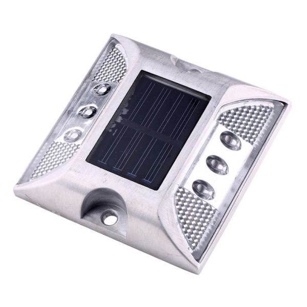 Quality Flashing Light LED Solar Square Road Stud Advanced Road Safety and Marking Solution wholesale