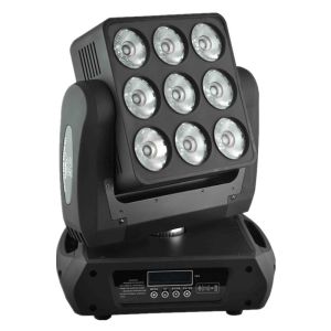 150w Led Moving Head Light , Square Dj Matrix Moving Stage Lights For Live
