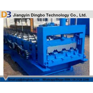 Galvanized Steel Sheet Floor Deck Roll Forming Machine 10-12m/Min