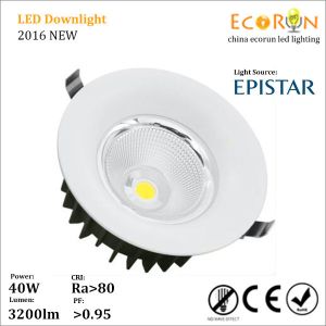 Cheap 8 inch led downlight cob 20W 30W 40W 50W with 190mm cutout ce rohs saa approval for sale