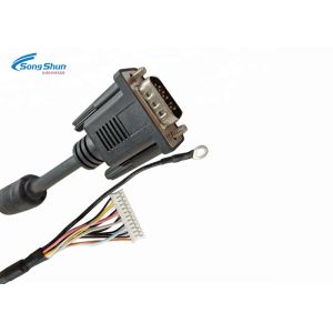 HD RGB 15 Pin D SUB Cable 12PIN PHR VGA Display Internal For Computer Wiring