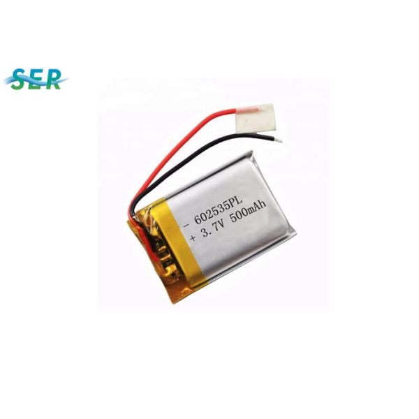 Long Cycle Life Lithium Polymer Rechargeable Battery 3.7V 602535 For MP3 MP4