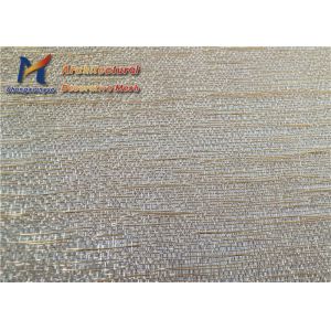 Balcony InterLayer Wired Glass Panel 1.0mm Aluminum Wire Mesh Screen