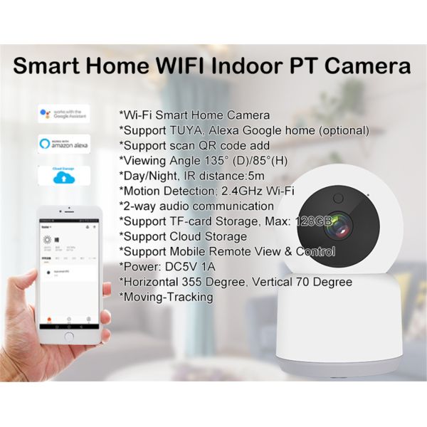 Tuya Smart Home Wi-Fi IP Camera(JS-P161)