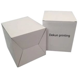 Custom Order Scented White Candle Boxes Gift Packing Corrugated Board