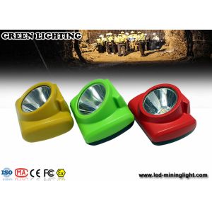 Pc Led Miners Cap Lamp , 13000lux Logo Customized Mining Lamps For Hard Hats