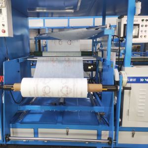 Roll To Roll Non Woven Screen Printing Machine 28KW 380V 5000M / Hour