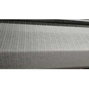 Ramie Kenaf Curtain Fabric Strong Tensile , Hemp Curtain Material Fabric